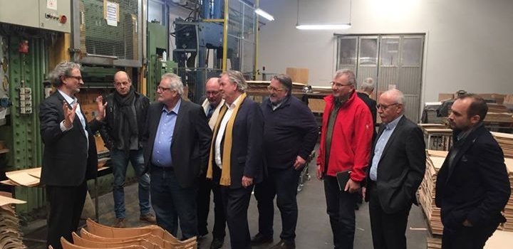 Beim Besuch des mittelständischen Familienunternehmen