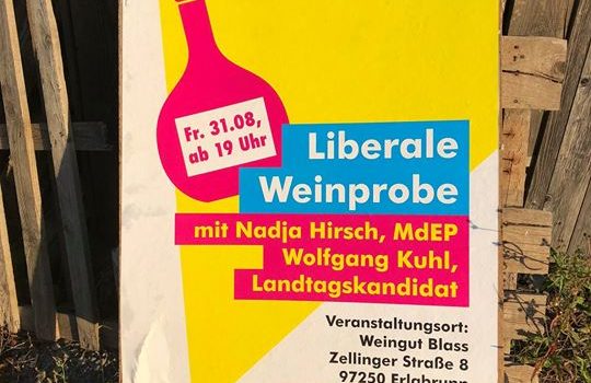 Ab heute werden die Plakate