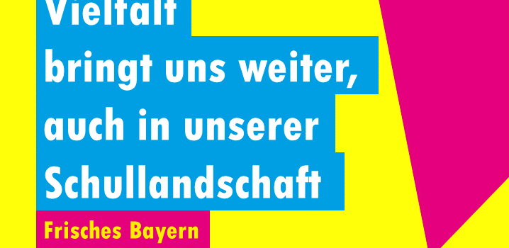 Vielfalt in unserer Schullandschaft sorgt